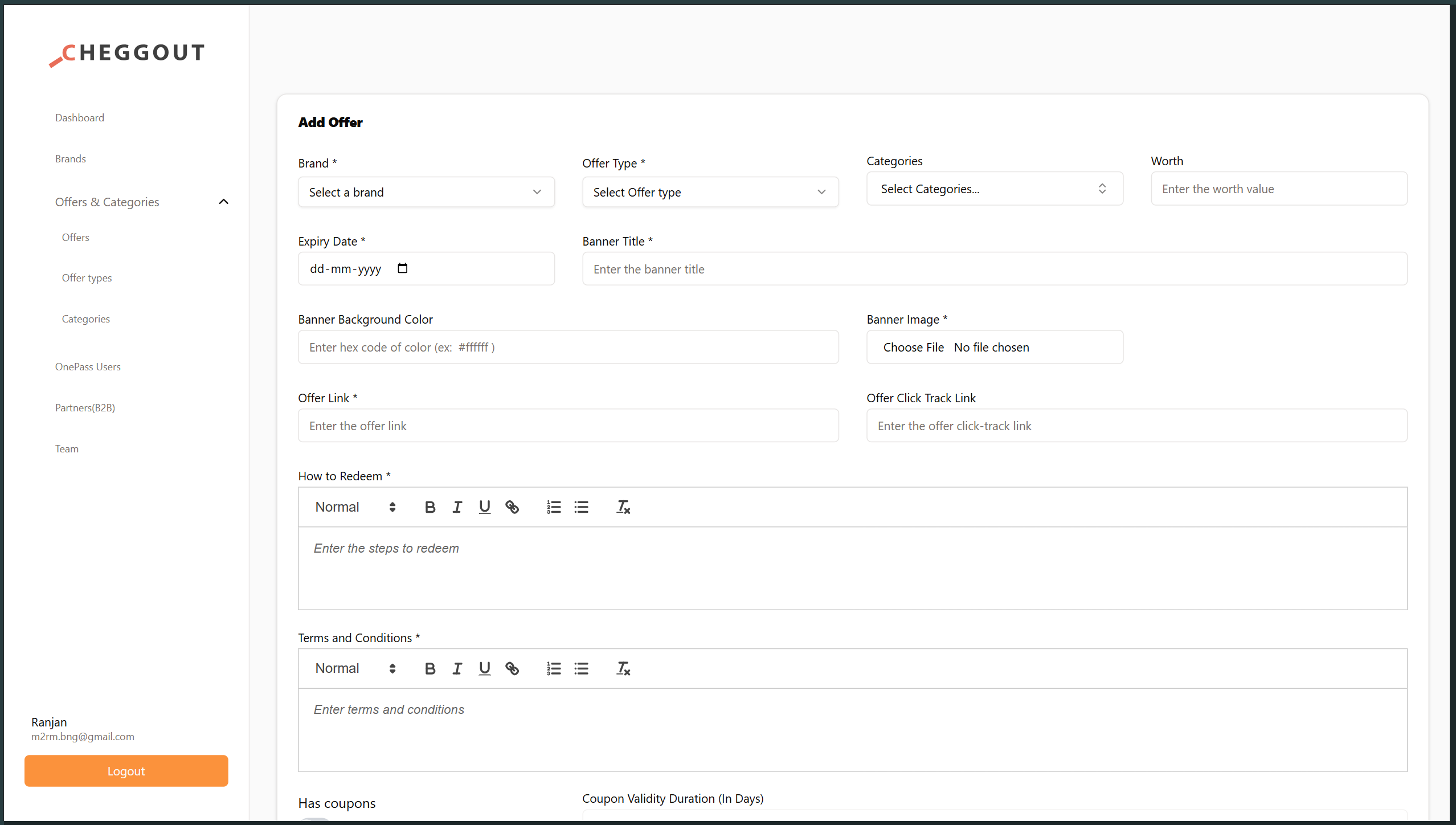 OnePass Users Administration System image